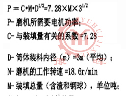 球磨機(jī)額定動力力矩的計算
